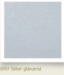 Verzierwachsplatte VZP 0701 Silber glnzend